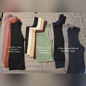 Tank Tops Bundle - Assorted Colors - Size Large